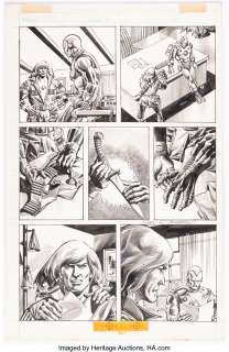 Buscema, Sal | Sal Buscema and Rudy Nebres Rampaging Hulk #3 Story Page 6 Bloodstone and Iron Man Original Art (Marvel, 1977).... | Heritage