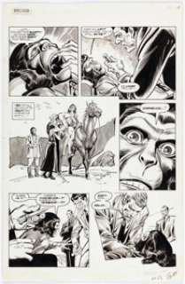 Rival, Rico - Rico Rival Planet of the Apes #15 Story Page 17 Original Art (Marvel, 1975)....
