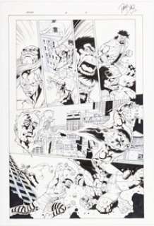 Marvel Artist - Paco Diaz The Mighty Avengers #26 Story Page 13 Original Art (Marvel, 2009)....