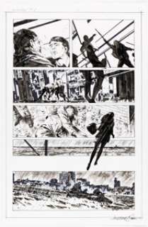 Guice, Jackson "Butch" - Jackson "Butch" Guice Ninjak #1 Story Page 7 Original Art (Valiant, 2015)....
