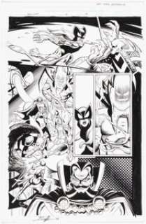 Breyfogle, Norm - Norm Breyfogle Hellcat #2 Story Page 4 Original Art (Marvel, 2000)....