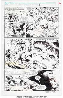 Romita Sr., John | John Romita Sr. and Fred Fredericks The Incredible Hulk Annual #17 Story Page 5 Original Art (Marvel, 1991).... | Heritage