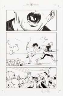 Pérez, Ramón - Ramón Pérez All-New Hawkeye #1 Story Page 6 Original Art (Marvel, 2015)....