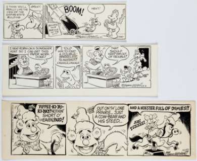 Gilchrist, Guy - Guy Gilchrist The Muppets Daily Comic Strips Original Art Group of 3 (King Features Syndicate, 1981-1984). ... (Total: 3 Original Art)