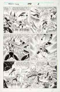 Frenz, Ron | Ron Frenz and Al Milgrom Thor #448 Story Page 3 Original Art (Marvel, 1992).... | Heritage