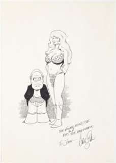 Sim, Dave | Dave Sim - Cerebus and Red Sophia Illustration Original Art (undated).... | Heritage
