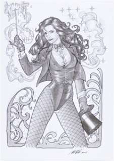 Rio, Al - Al Rio - Zatanna Specialty Illustration Original Art (2008)....