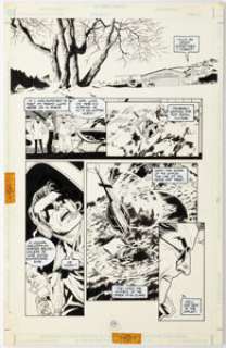 Quesada, Joe - Joe Quesada and Kevin Nowlan Batman: Sword of Azrael #1 Story Page 24 Original Art (DC Comics, 1992). ...