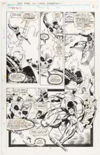 Liefeld, Rob | Rob Liefeld and Al Milgrom What The--?! #11 Story Page 6 Daredevil and Ghost Rider Original Art (Marvel, 1991).... | Heritage