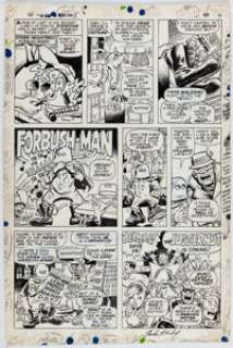 Kirby, Jack - Jack Kirby and Tom Sutton Not Brand Echh #5 Story Page 5 Forbush-Man Original Art (Marvel, 1967)....