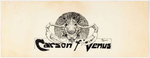 Kaluta, Michael | Michael Kaluta Carson of Venus Logo Illustration Original Art (c. 1970s).... | Heritage