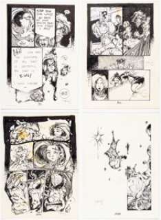 Trent Kaniuga - CreeD Story Page Original Art Group of 4 (Hall of Heroes, 1994).... (Total: 4 Original Art)