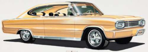 Unknown Artist - AMC Marlin Car Illustration Original Art (Jo-Han, 1966).... | Heritage