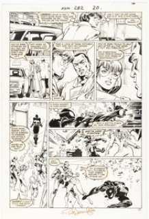 Rick Leonardi and Bob Layton - The Amazing Spider-Man #282 Story Page 16 X-Factor Original Art (Marvel, 1986)....