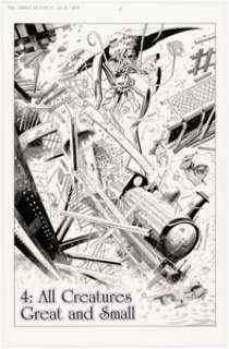 Kevin O‘Neill - The League of Extraordinary Gentlemen V2#4 Splash Page 2 Original Art (DC, 2003).