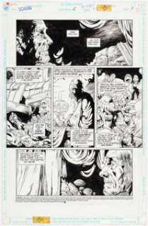 Scot Eaton and Mike Barreiro - Scarab #2 Story Page 1 Original Art (DC/Vertigo, 1993).