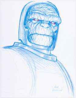 Nick Derington - Mister Miracle #10 Darkseid Cover Preliminary Original Art (DC, 2018).