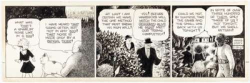 Harold Gray Studios | Little Orphan Annie Daily Comic Strip Original Art dated 8-10-67 (News Syndicate, 1967). | Heritage