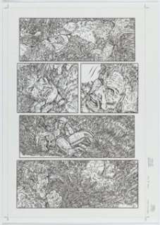 Juan José Ryp Warren Ellis‘ Wolfskin #3 Complete 21-Page Story Original Art (Avatar Press, 2007). (Total: 21 Original Art)
