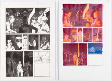 Tyler Jenkins and Hilary Jenkins Black Badge #4 Story Page 20 Original Art Group of 2 (Boom! Studios, 2018). (Total: 2 Original Art)