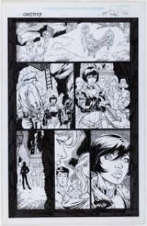 Ron Adrian and Rob Lean - Chastity: Heartbreaker #1 Story Page 9 Original Art (Chaos!, 2002).