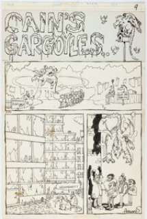Sergio Aragonés | House of Mystery #214 "Cain’s Gargoyles" Complete 1-Page Story Original Art (DC, 1973). | Heritage