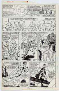 Ron Wilson and Mike Gustovich What If...? #1 Story Page 9 Original Art (Marvel, 1989).