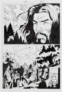 Di Amorim and João Paulo Brian Pulido‘s Medieval Lady Death: War of the Winds #3 Story Pages 1-10 Original Art (Avatar Press, 2006). (Total: 10 Original Art)