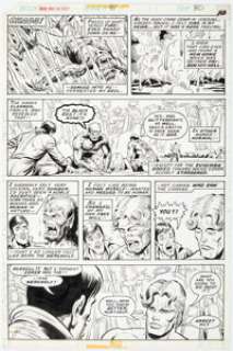 Don Perlin Werewolf by Night #41 Story Page 16 Original Art (Marvel, 1976). | Heritage