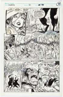 Marc Silvestri and Tom Palmer Wolverine #50 Story Page 30 Original Art (Marvel, 1992). | Heritage