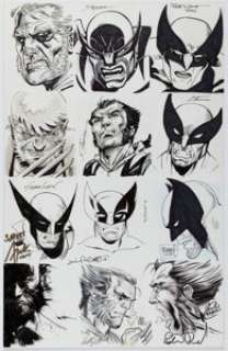 Paul M. Smith, Jae Lee, and others - Wolverine Jam Piece Illustration Original Art (2018). | Heritage