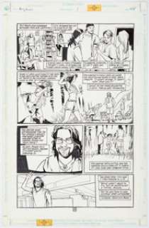 Gary Amaro and Peter Gross Mythos: The Final Tour #1 Story Page 44 Original Art (DC, 1996).