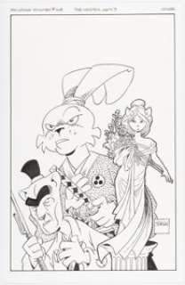 Stan Sakai Usagi Yojimbo: The Hidden #1 Cover Original Art (Dark Horse, 2018). | Heritage