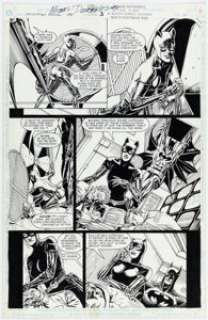 Michal Dutkiewicz and Gerry Fernandez Catwoman Annual #3 Story Page 10 Original Art (DC, 1996).