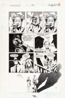 Denys Cowan and Rick Magyar The Question #3 Story Page 6 Original Art (DC, 1987).