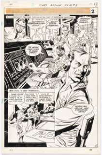 Gil Kane and Wally Wood Captain Action #3 Story Page 11 Original Art (DC, 1969). | Heritage
