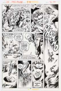 Jim Starlin and Rudy Nebres Doctor Strange #23 Story Page 12 Original Art (Marvel, 1977). | Heritage