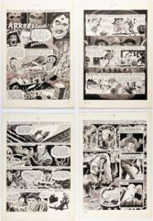 Joe Orlando Creepy #14 Near Complete Story "Piece by Piece" Original Art Group of 7 (Warren, 1967). (Total: 7 Original Art) | Heritage