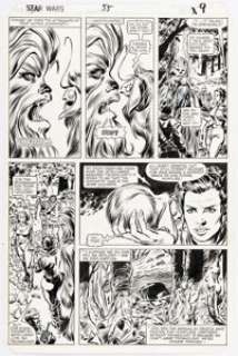 Walt Simonson and Tom Palmer Star Wars #55 Story Page 7 Original Art (Marvel, 1982). | Heritage
