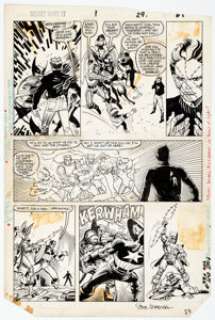 Al Milgrom and Steve Leialoha Secret Wars II #1 Story Page 23 Original Art (Marvel, 1985). | Heritage