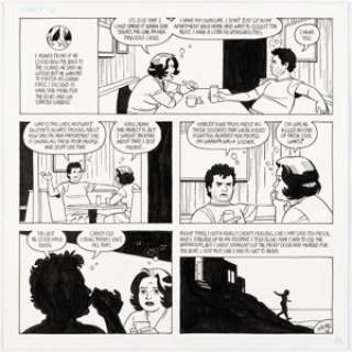 Jaime Hernandez New York Times Magazine - Love and Rockets Story Page Maggie Original Art (New York Times, 2006). | Heritage