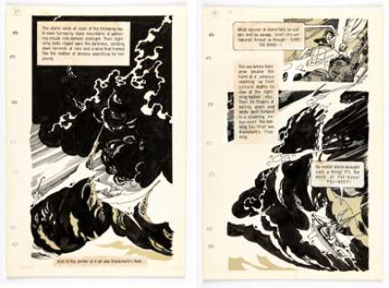 Gil Kane Blackmark Story Pages 90-91 Original Art (Bantam Books, 1971). (Total: 2 Original Art) | Heritage