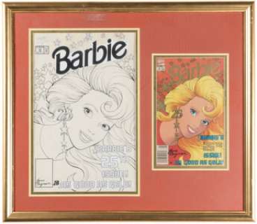 June Brigman and Jeff Albrecht Barbie #25 Cover Original Art (Marvel, 1993). | Heritage