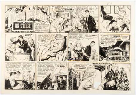 Leonard Starr Mary Perkins, On Stage Sunday Comic Strip Original Art dated 4-25-65 (Chicago Tribune, 1965). | Heritage