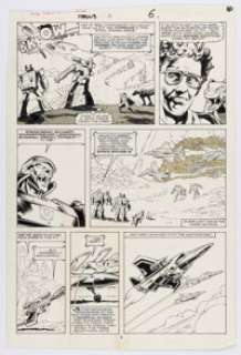 Don Perlin, Ian Akin, and Brian Garvey The Transformers #19 Story Page 5 Original Art (Marvel, 1986). | Heritage