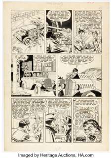 Mike Roy and John Belfi Crime and Punishment #7 Story Page 7 Original Art (Lev Gleason, 1948).