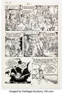 Sergio Aragonés Groo the Wanderer #33 Story Pages 20 Original Art (Marvel, 1987). | Heritage