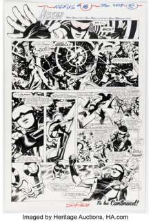 Steve Rude Nexus: The Newspaper Strips TPB #1 "The Coming of Gourmando" Story Page 35 Original Art (Dark Horse, 2021). | Heritage