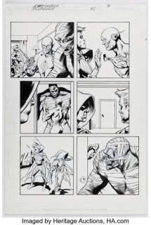 Al Barrionuevo and Art Thibert Countdown #32 Flash Story Page 5 Original Art (DC, 2007).