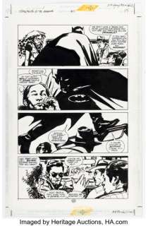 John Paul Leon and Bill Reinhold Challengers of the Unknown #11 Batman Story Page 15 Original Art (DC, 1997).